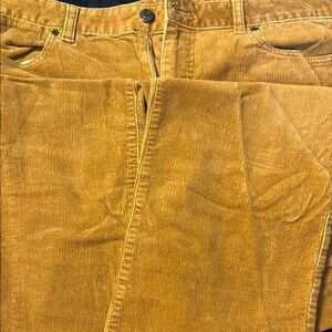Talbots Tan Corduroy Pants with Classic Autumn Style
